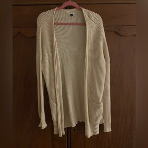 Universal Thread Cream Open-Front Cardigan